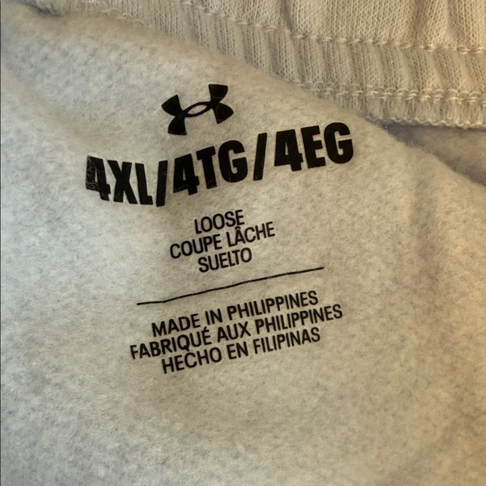 Under Armour UA Rival Fleece Jogger Sweatpants 4XL Loose light Blue NWT Mens